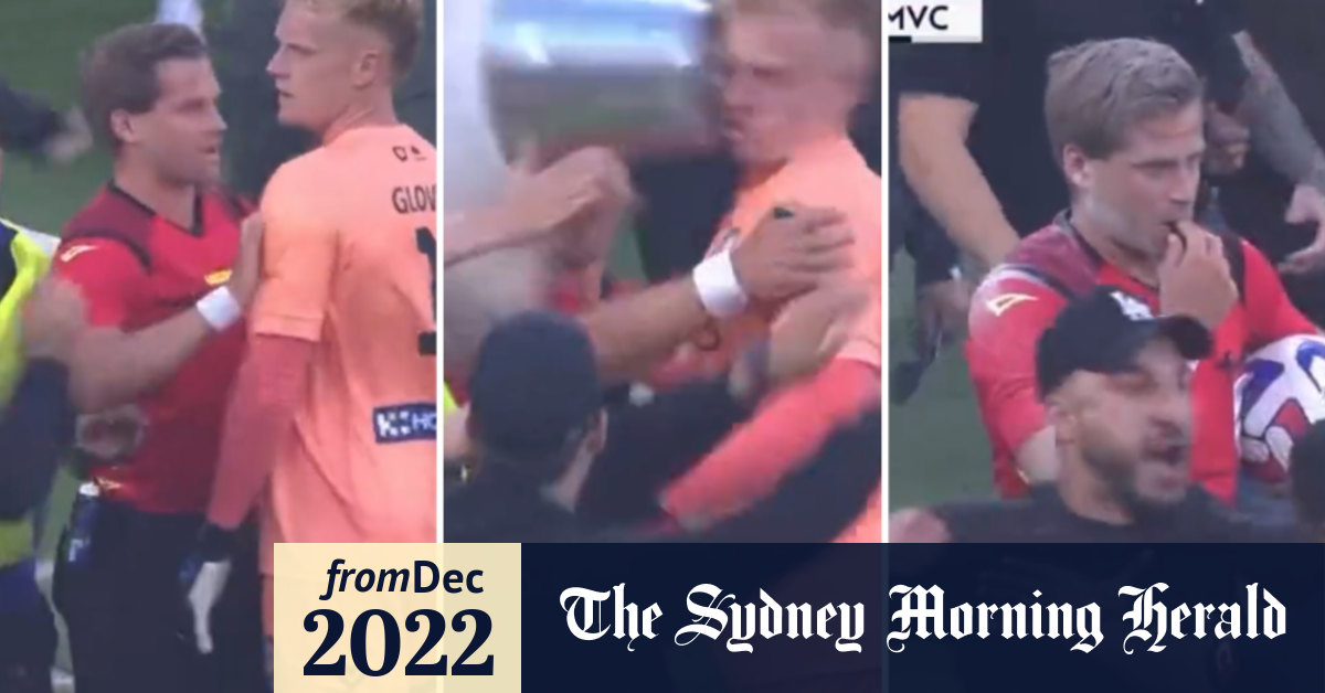 ALeague referee Alex King told Melbourne City goalkeeper Tommy Glover